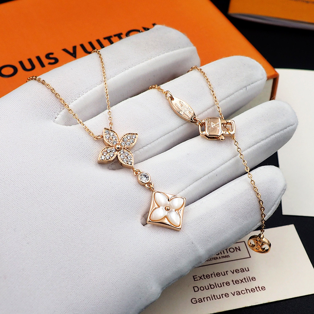 LV Rose Gold Romantic Necklace 251