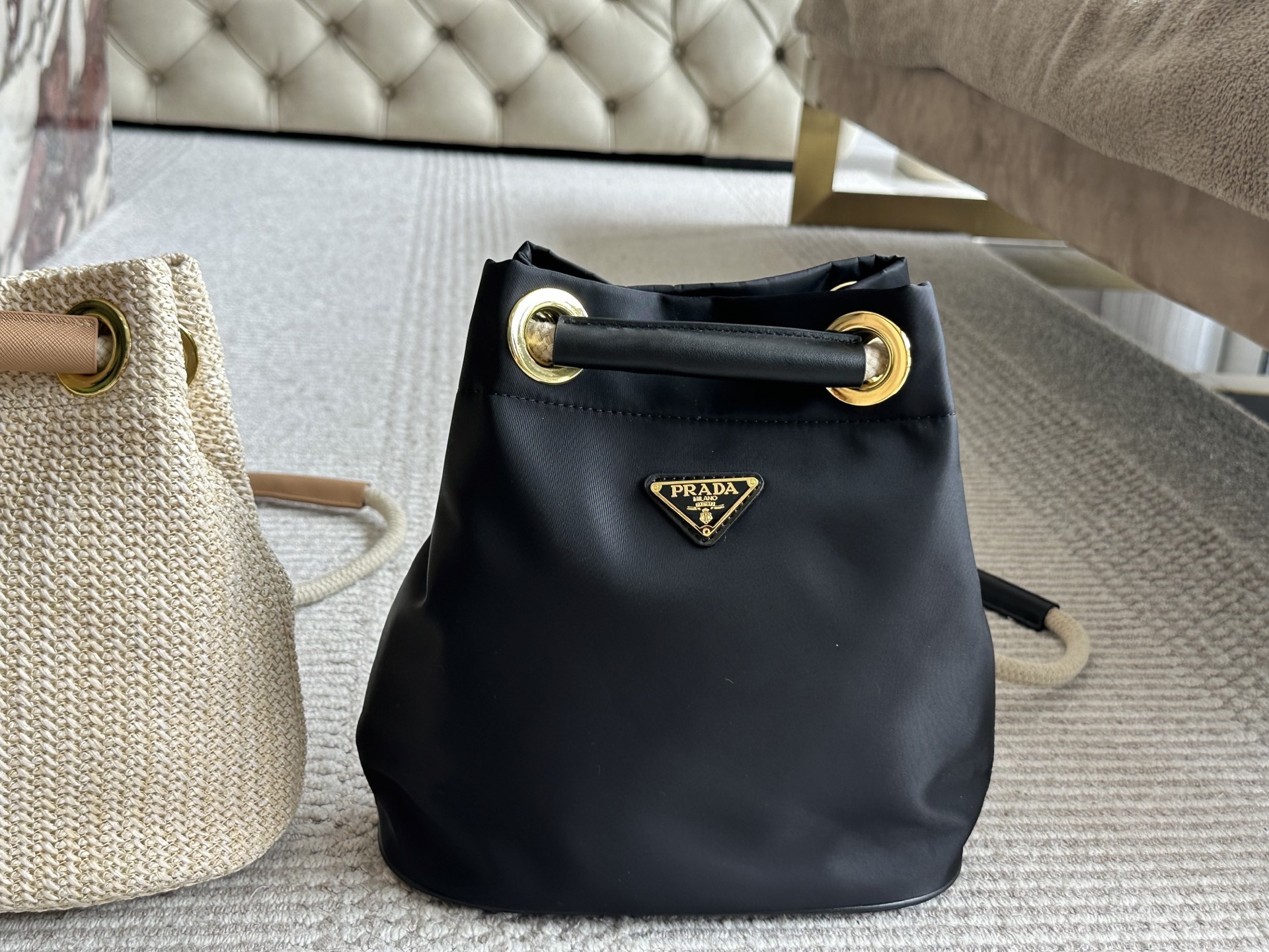 Prada Rose Gold Vintage-Inspired Bag 060