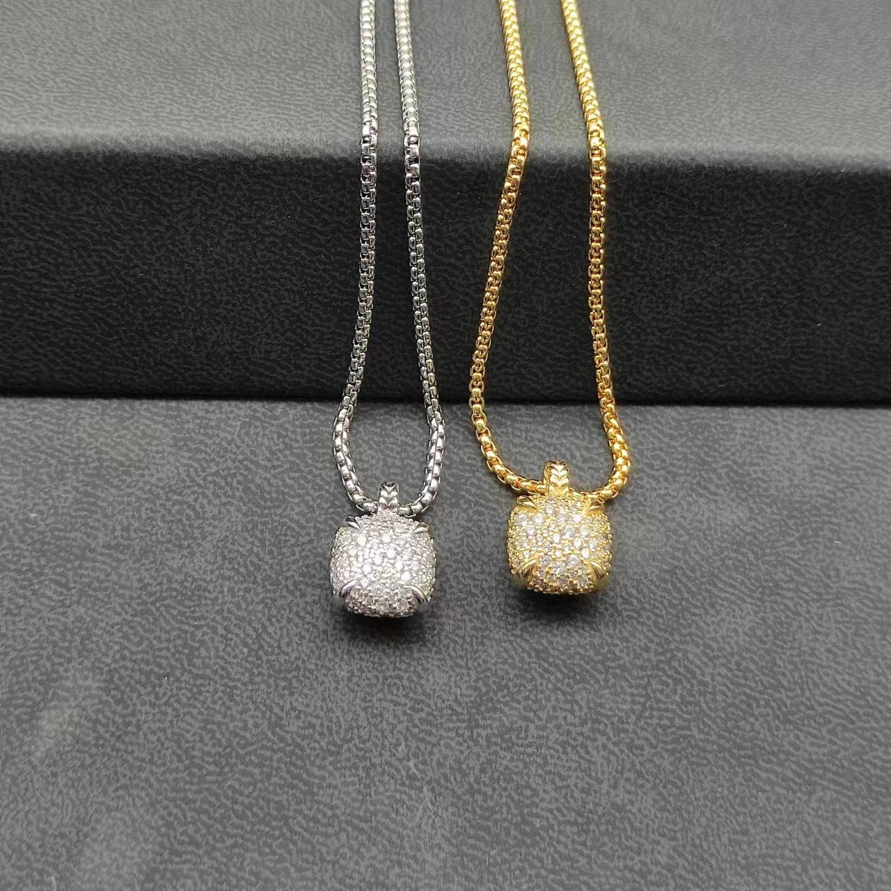 David Yurman Silver Logo-Accented Necklace 169