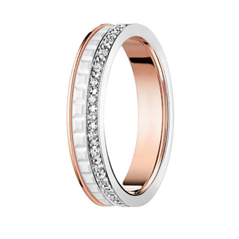 Boucheron Rose Gold Textured Ring 001