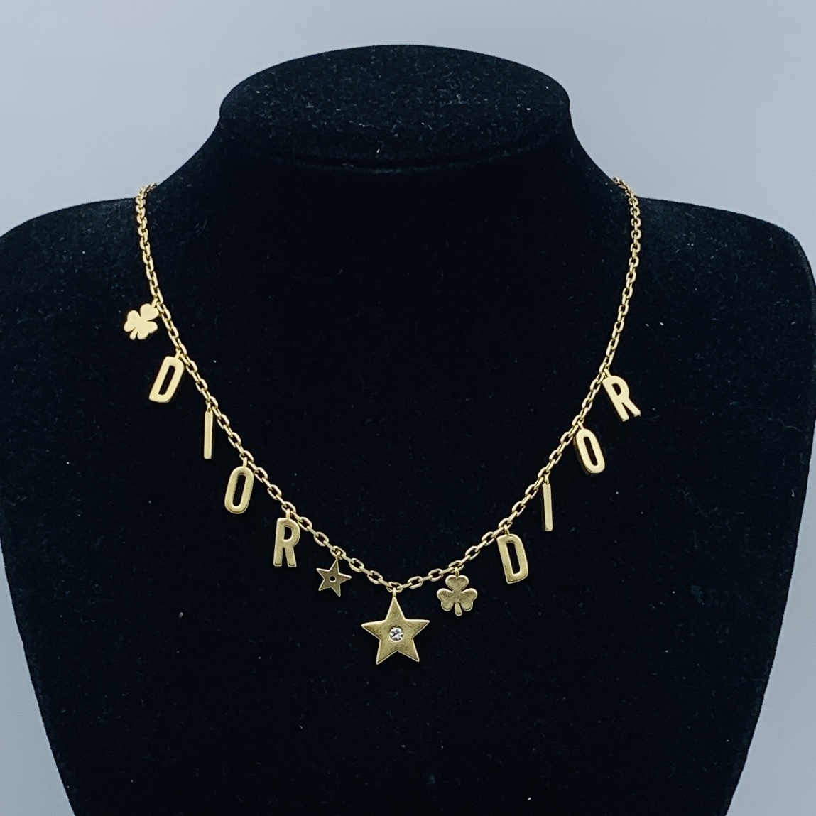 Dior Rose Gold Vintage-Inspired Necklace 411