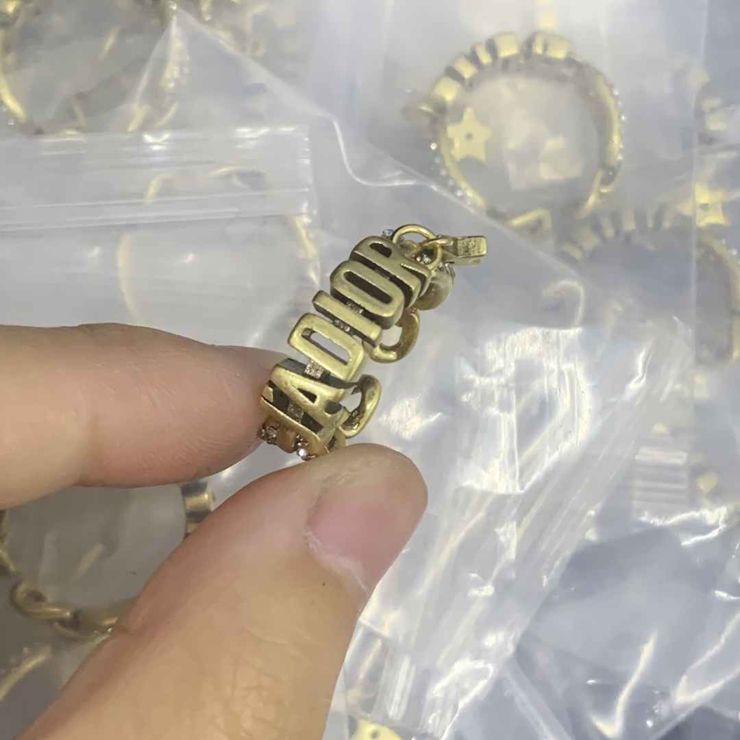 Dior Gold Vintage-Inspired Ring 180