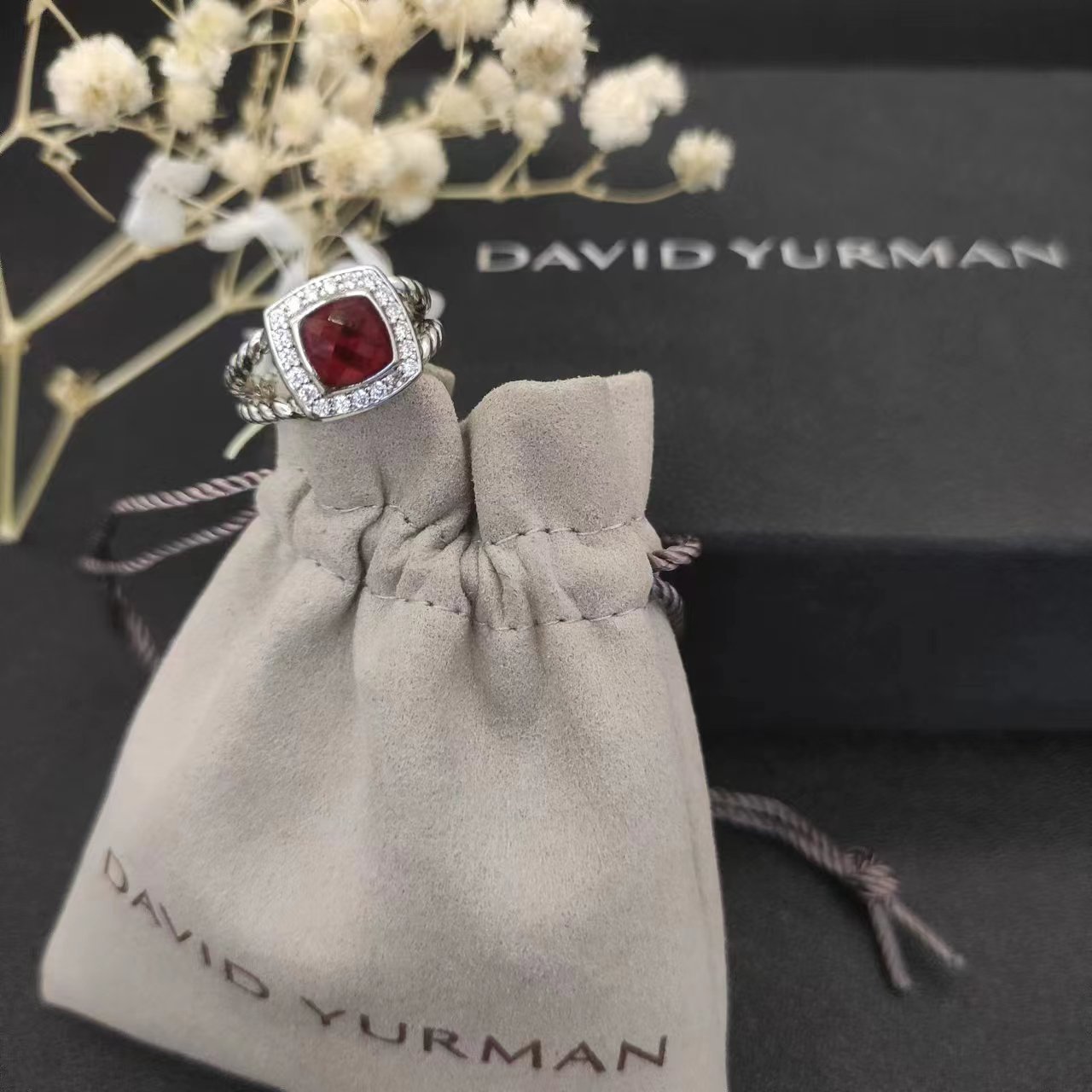 David Yurman Silver Vintage-Inspired Ring 252
