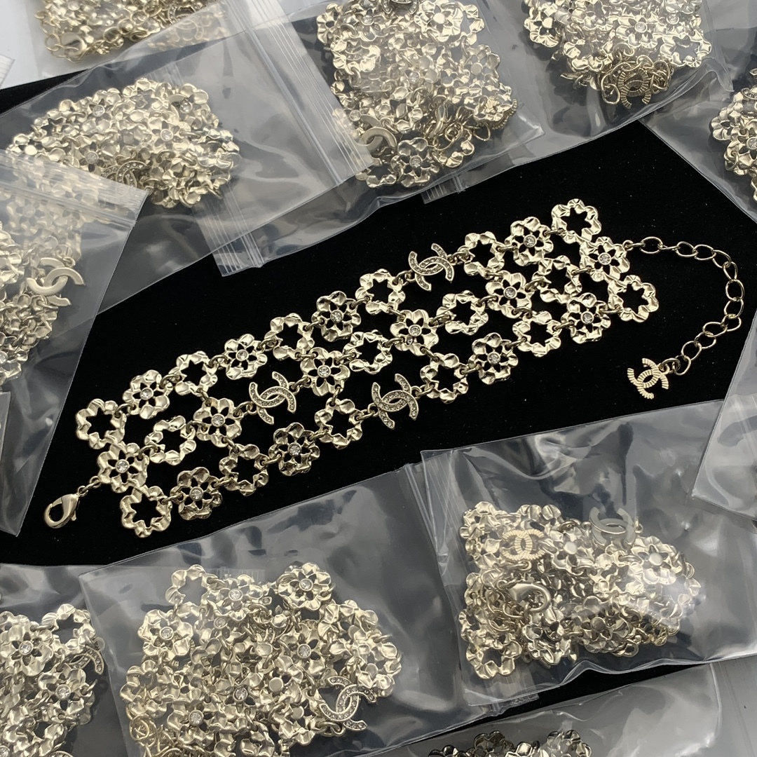 Chanel Silver Vintage-Inspired Bracelet 691