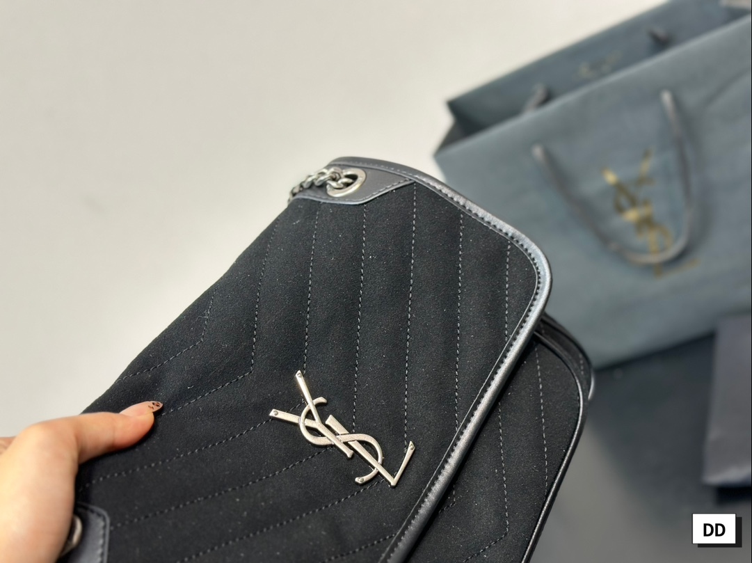 YSL Silver Logo-Accented Bag 148