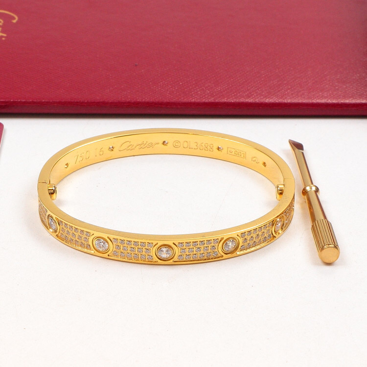 Cartier love Rose Gold Vintage-Inspired Bracelet 0145