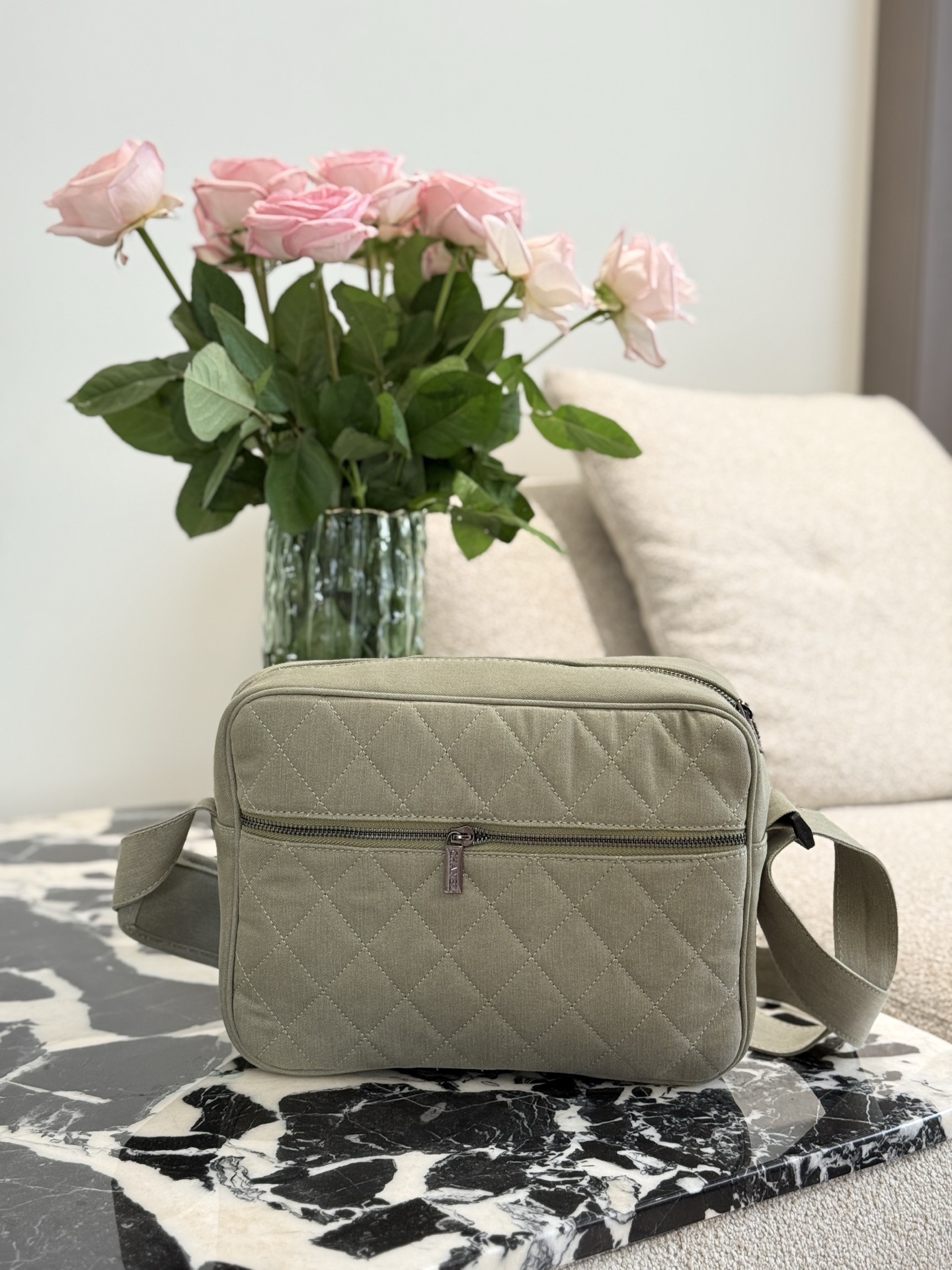 Chanel Silver Vintage-Inspired Bag 1237