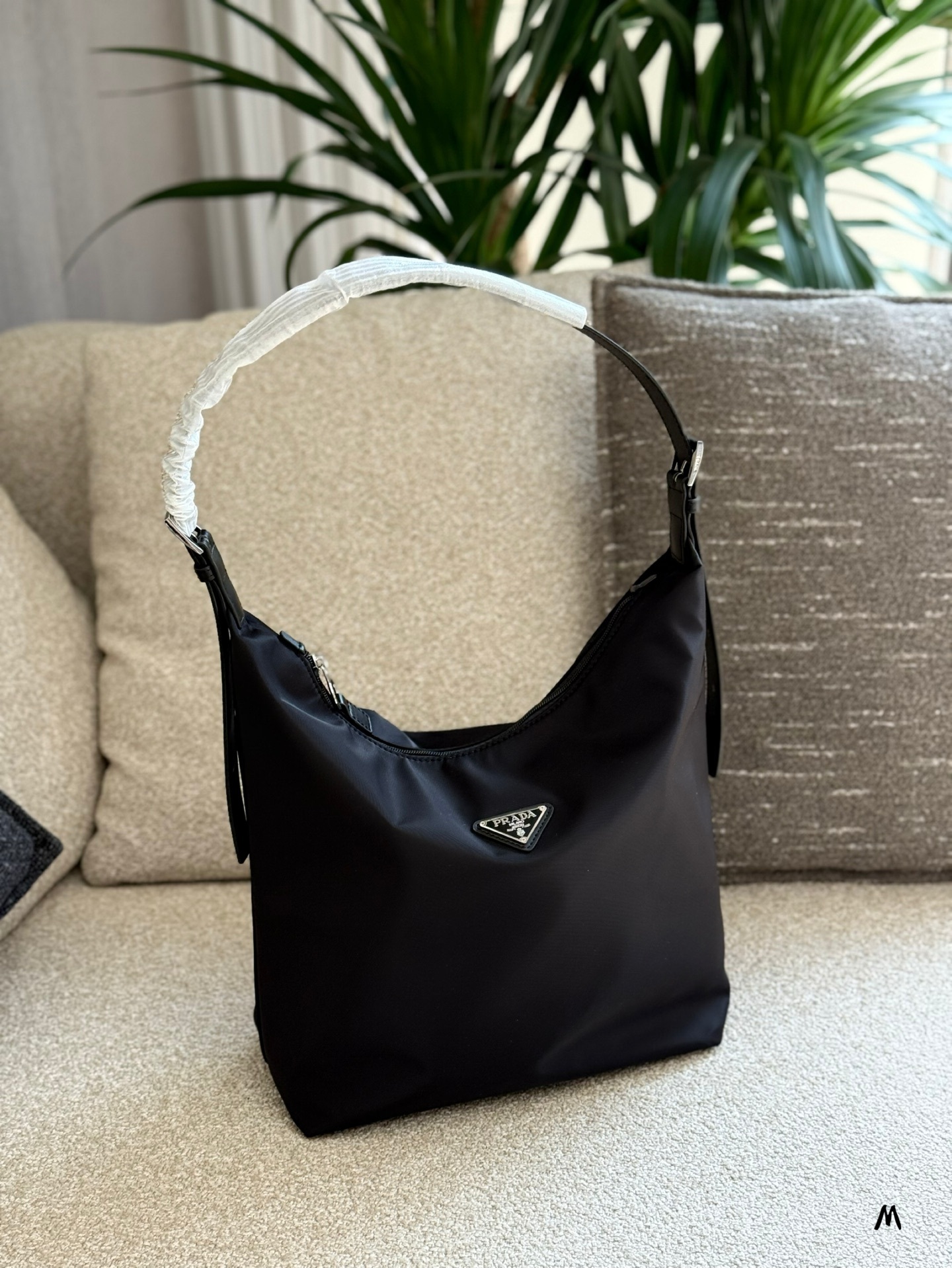 Prada Beige Quilted Bag 016