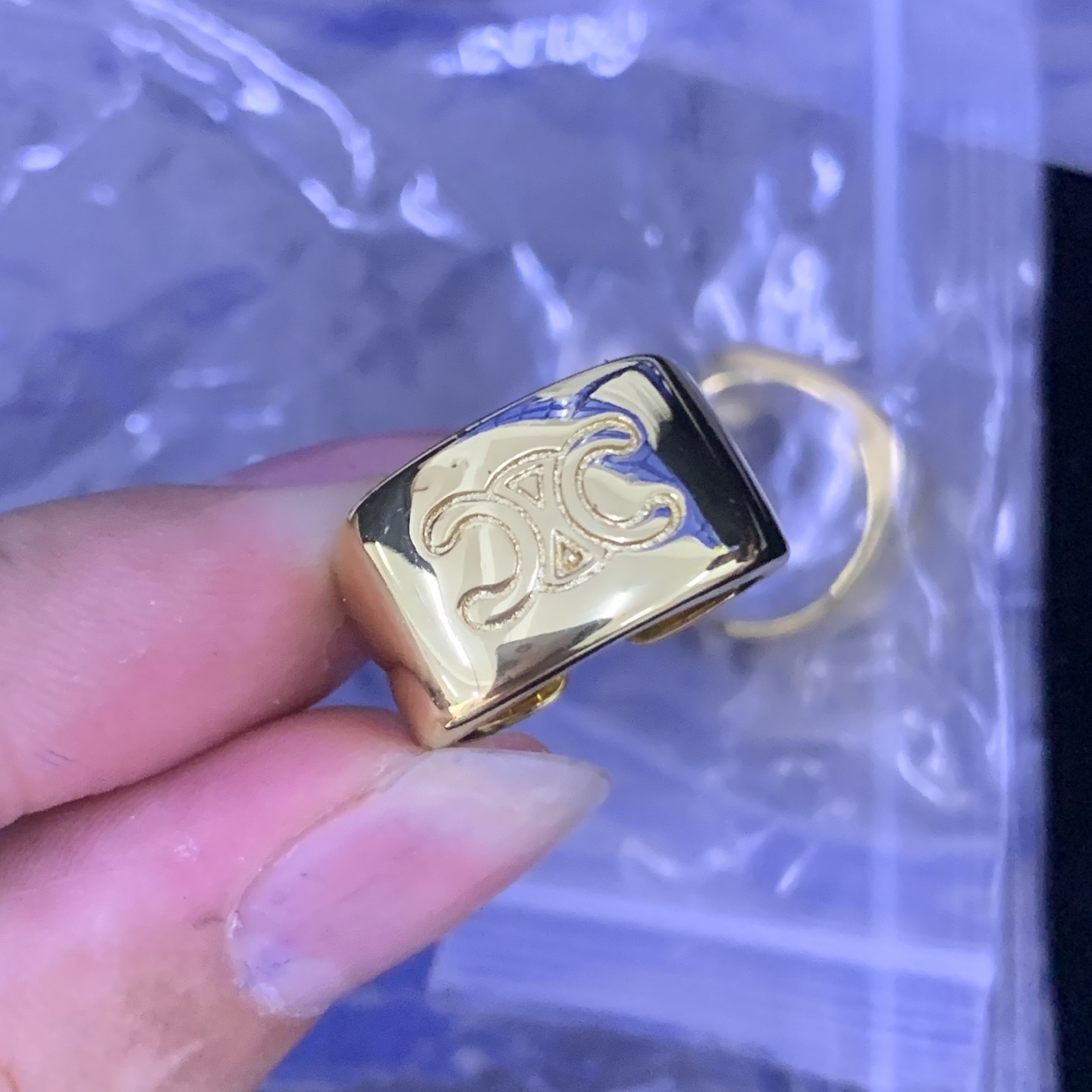 Celine Rose Gold Vintage-Inspired Ring 046