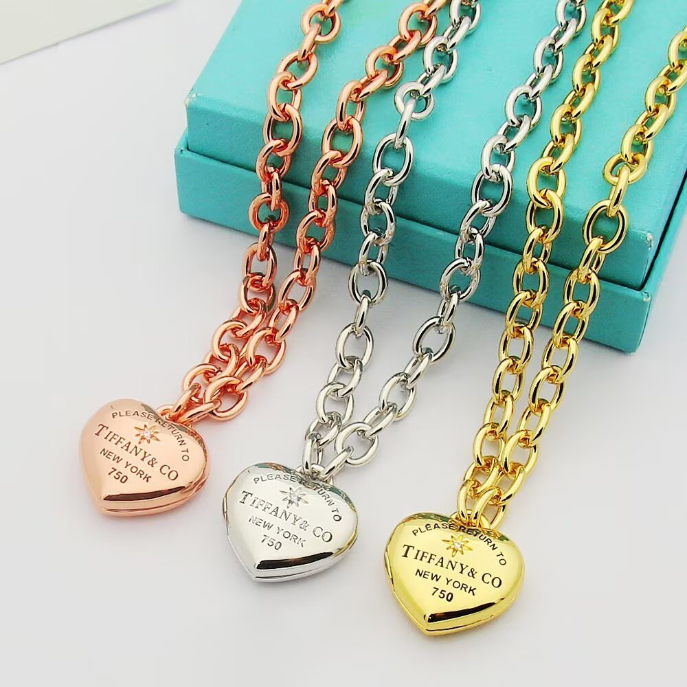 Tiffany Rose Gold Romantic Necklace 190