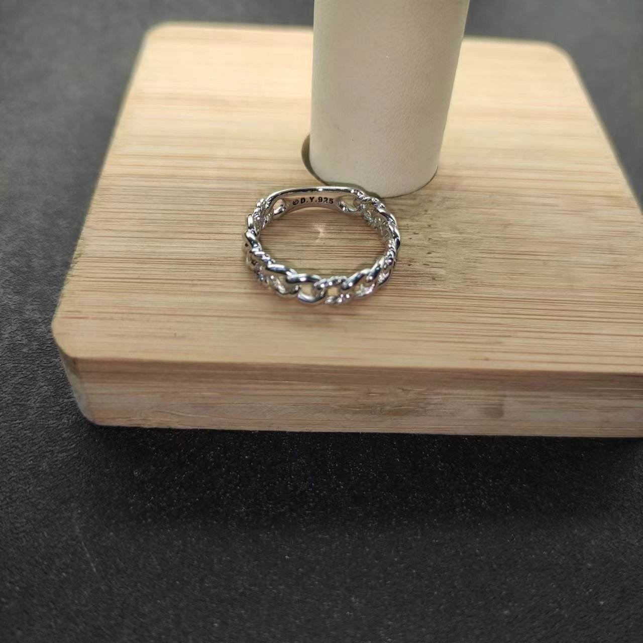 David Yurman Silver Geometric Ring 275