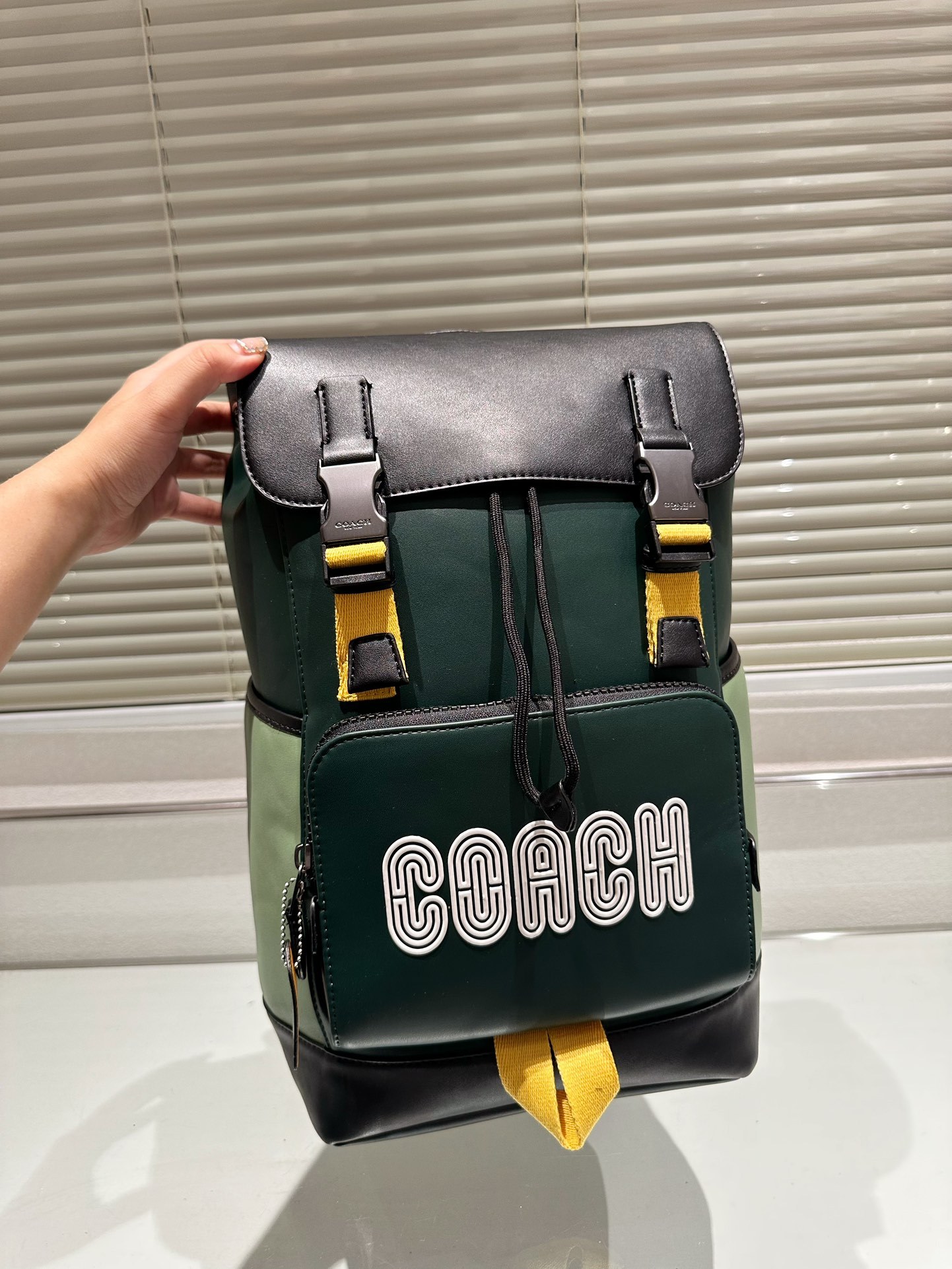 Coach Green Vintage-Inspired Bag backpack 191