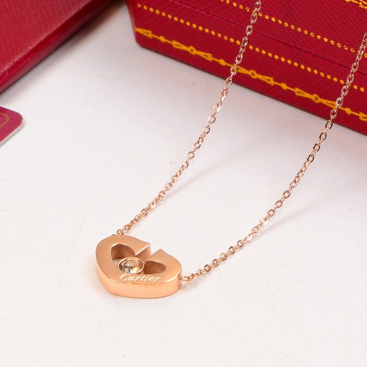Cartier Rose Gold Vintage-Inspired Necklace 016