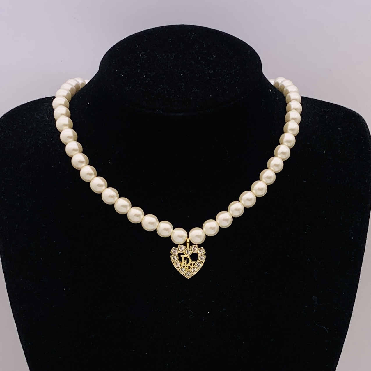 Dior Silver Vintage-Inspired Necklace 649