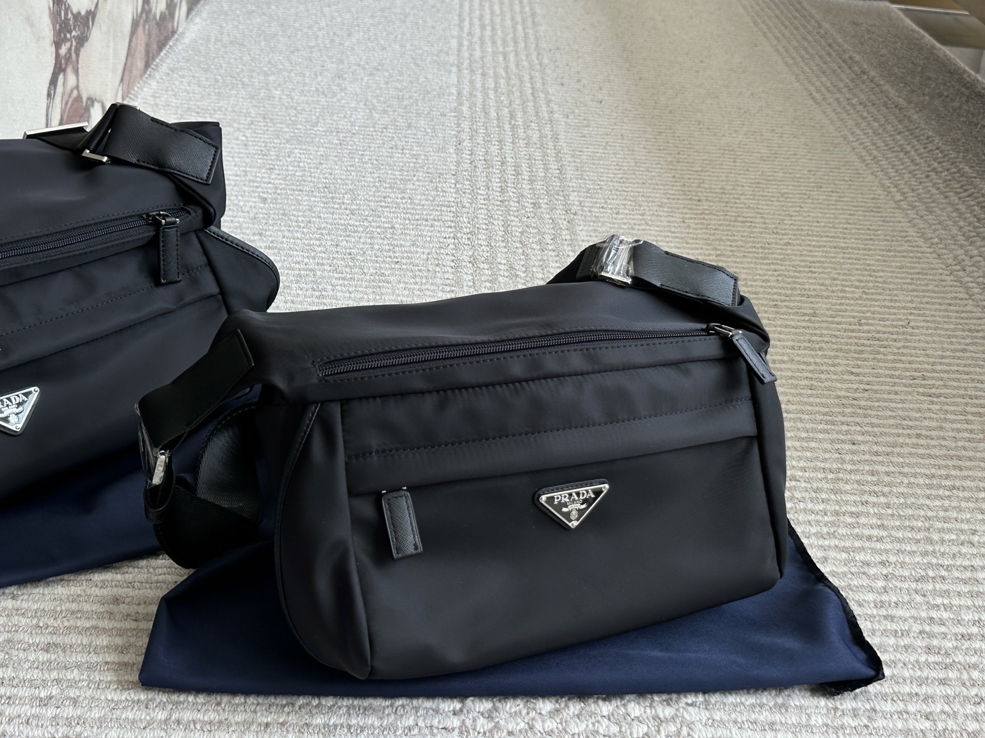 Prada Silver Quilted Bag 094