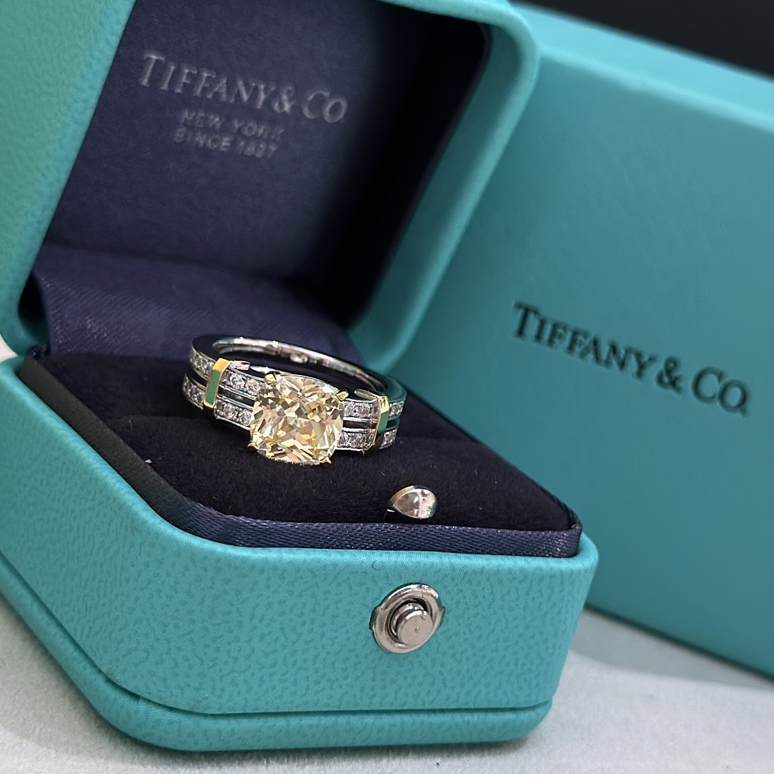 Tiffany Yellow Romantic Ring 161
