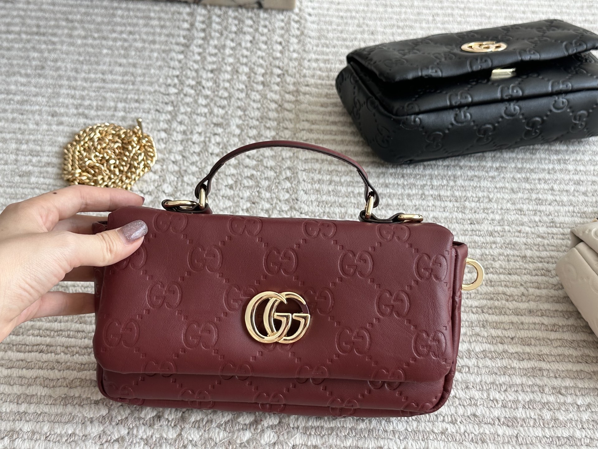 Gucci Gold Vintage-Inspired Bag 585