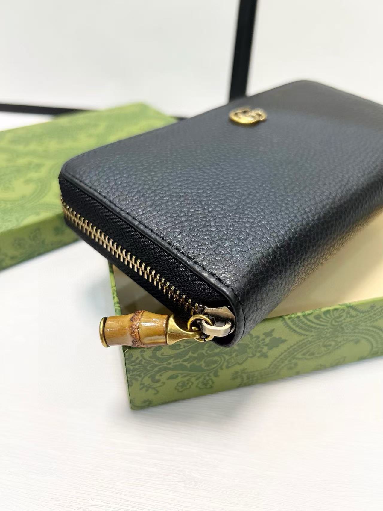 Gucci Bag Green Quilted Wallet 593