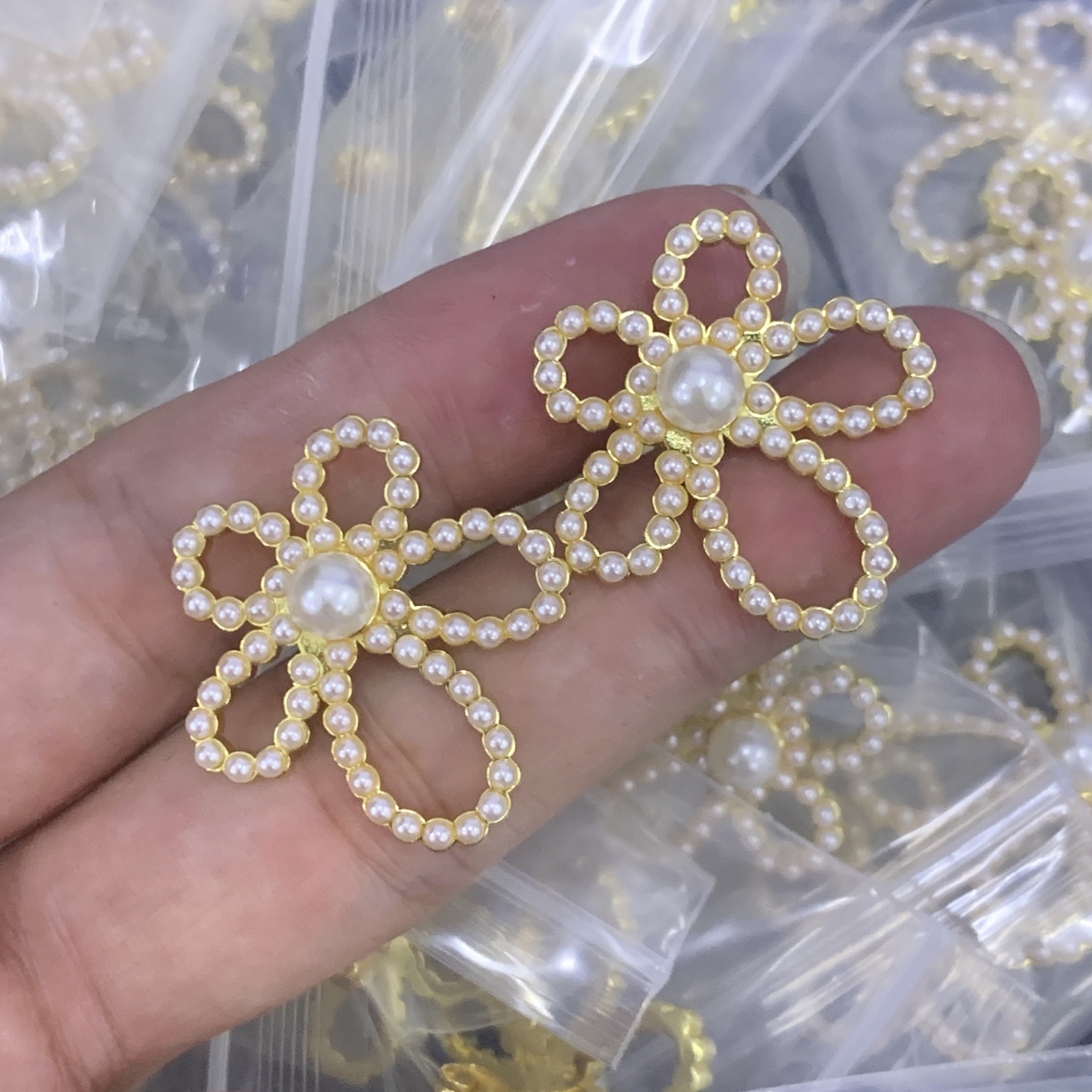 Celine Rose Gold Vintage-Inspired Earrings 040