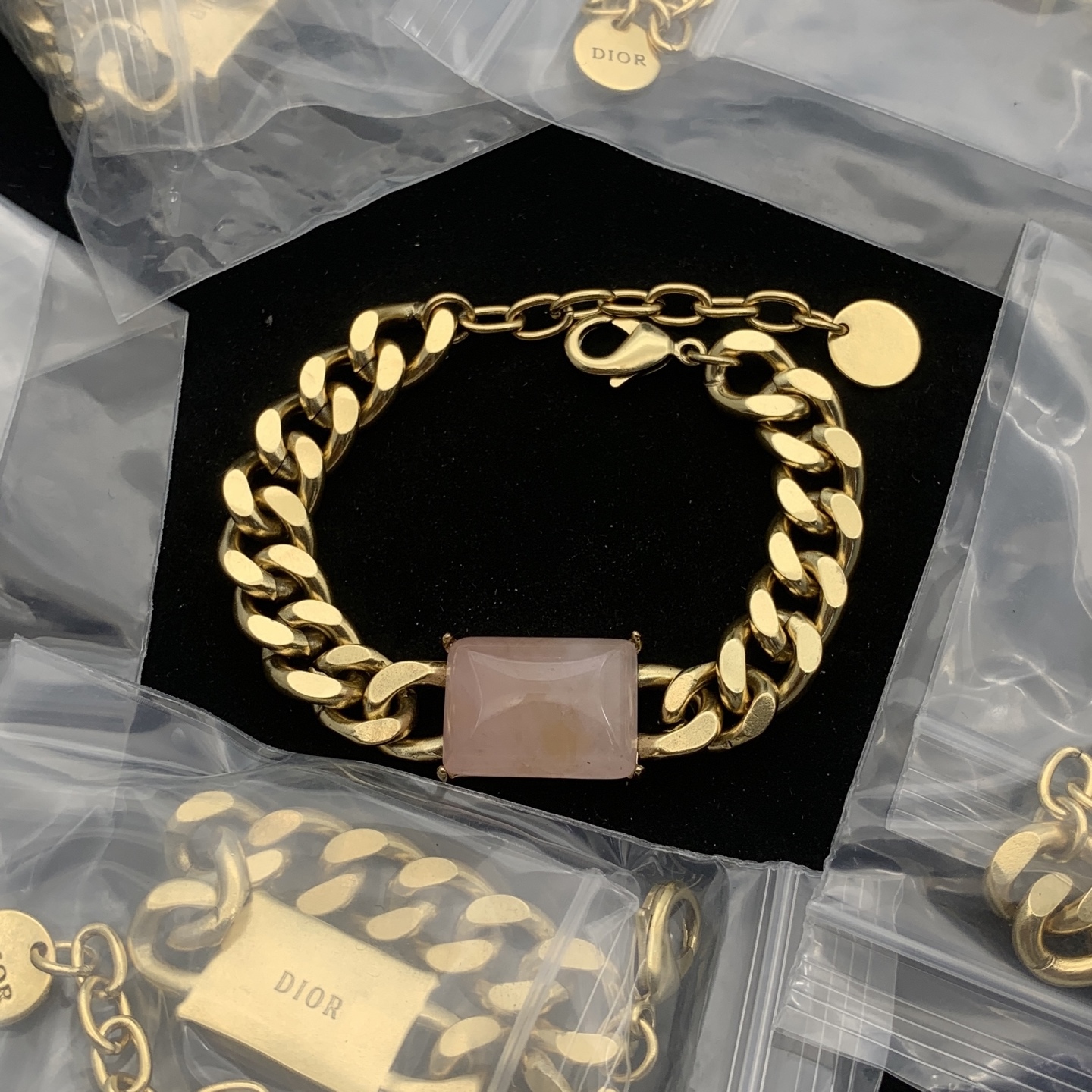 Dior Rose Gold Vintage-Inspired Bracelet 248