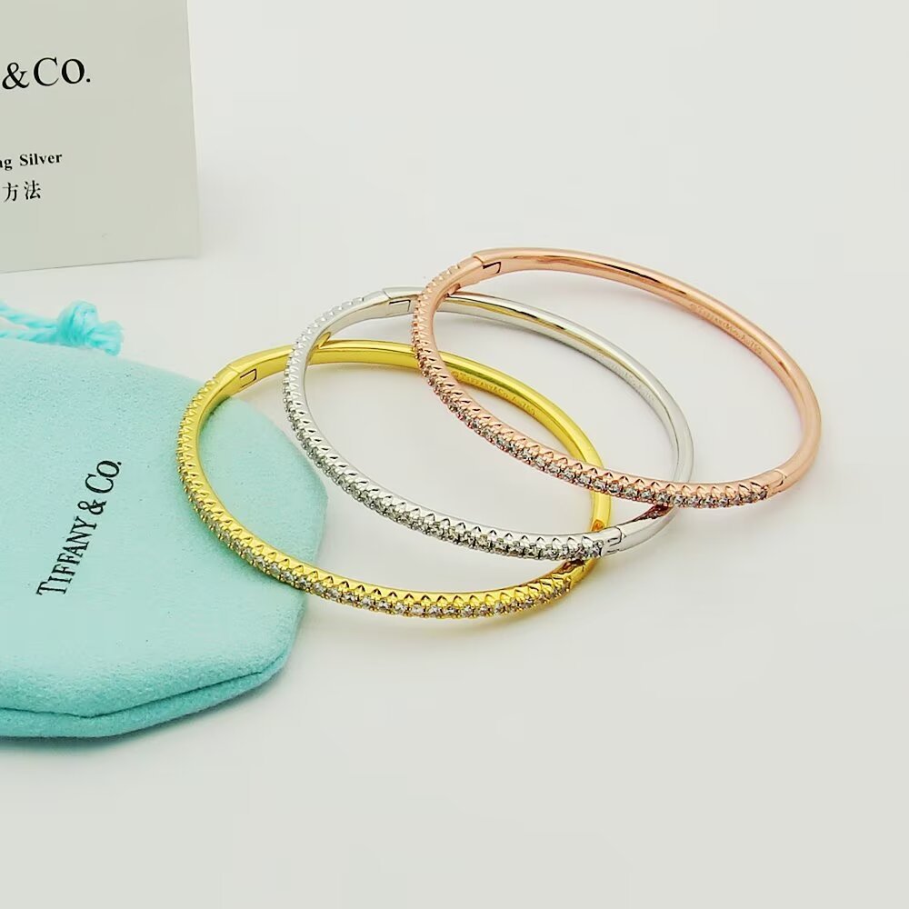 Tiffany Gold Logo-Accented Bracelet 221