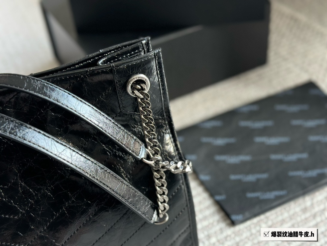 YSL Silver Quilted Bag 153
