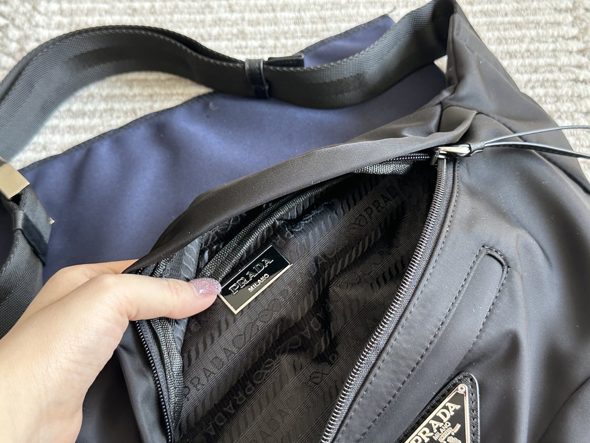 Prada Beige Minimalist Bag 041