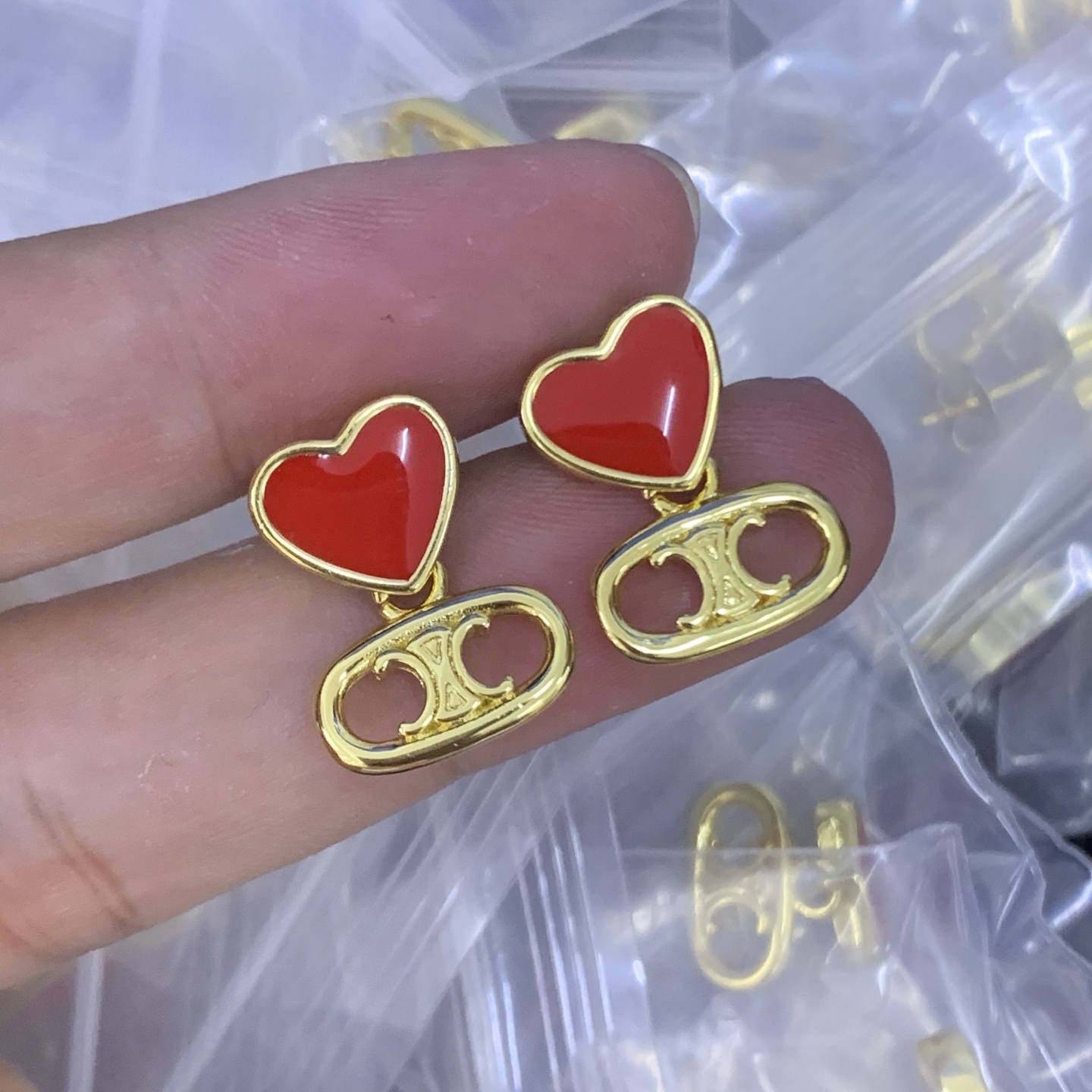 Celine Rose Gold Romantic Earrings 158