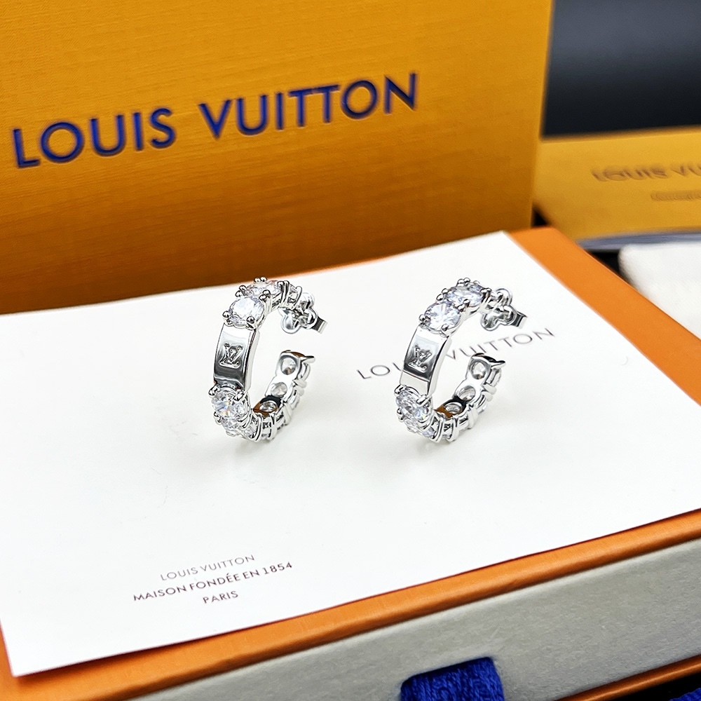 LV Silver Romantic Earrings 224