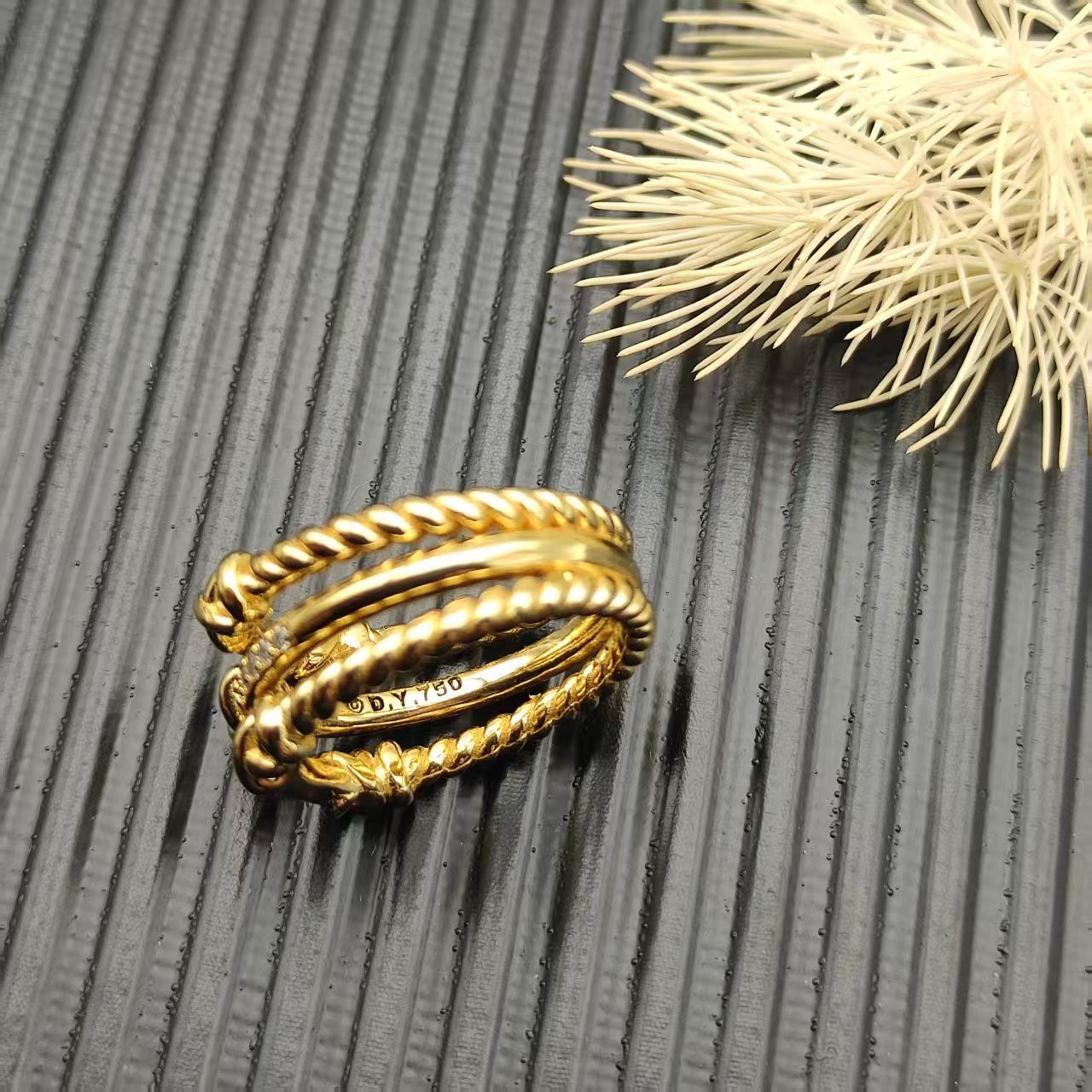 David Yurman Gold Vintage-Inspired Ring 295