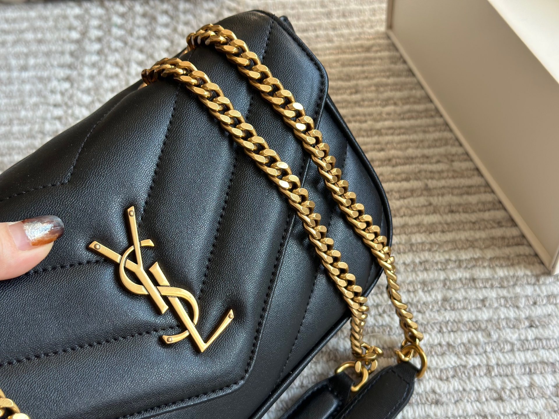 YSL Gold Vintage-Inspired Bag 147