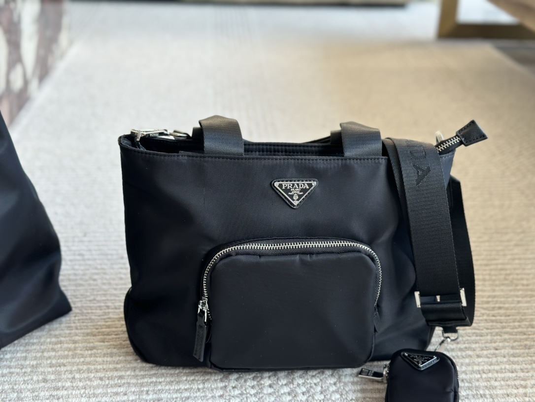 Prada Black Vintage-Inspired Bag 072