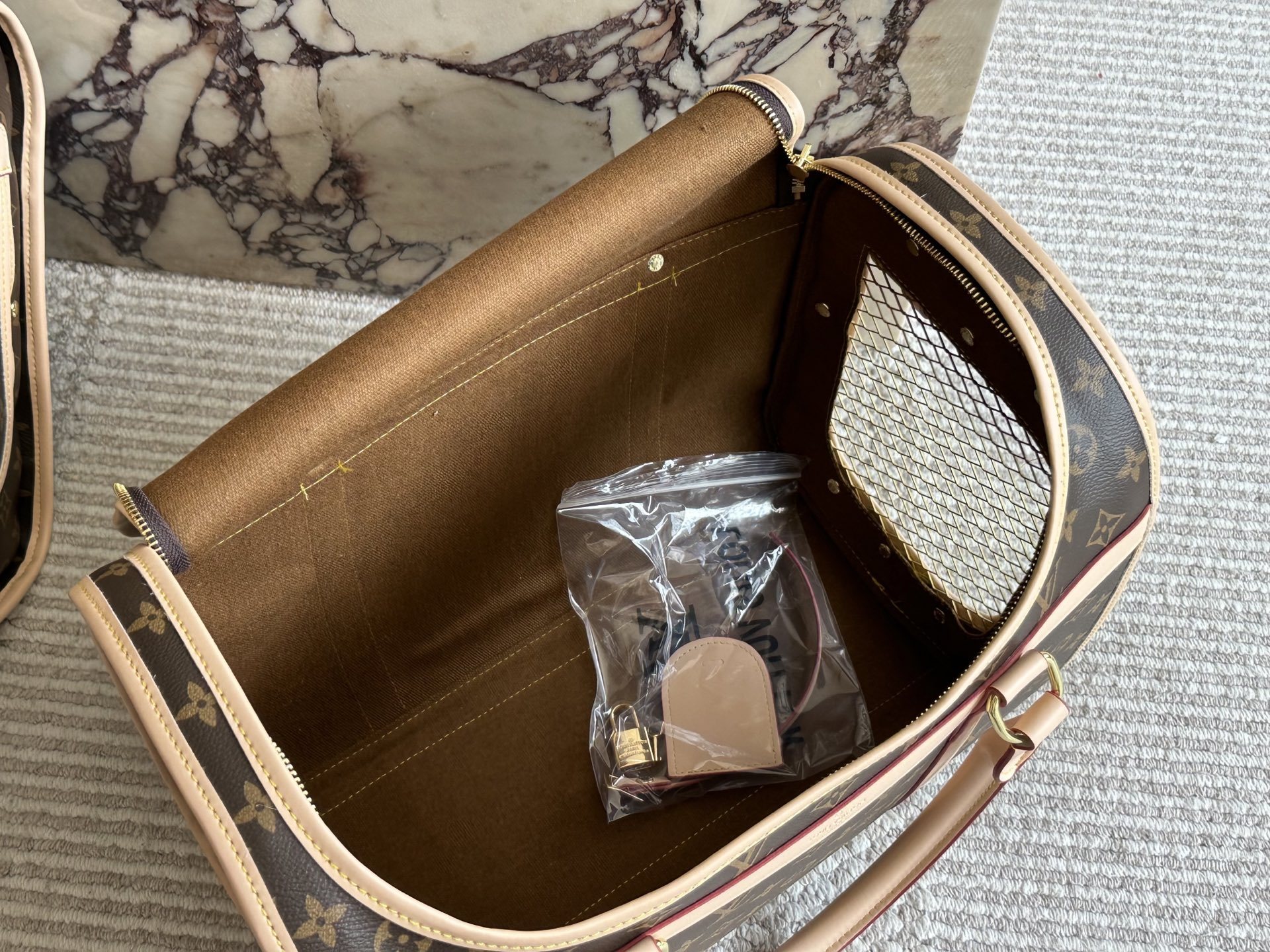 LV Rose Gold Vintage-Inspired Bag 1413
