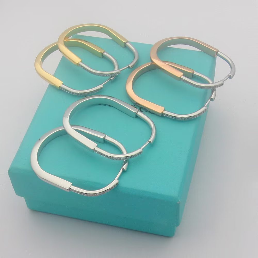 Tiffany Rose Gold Minimalist Earrings 234