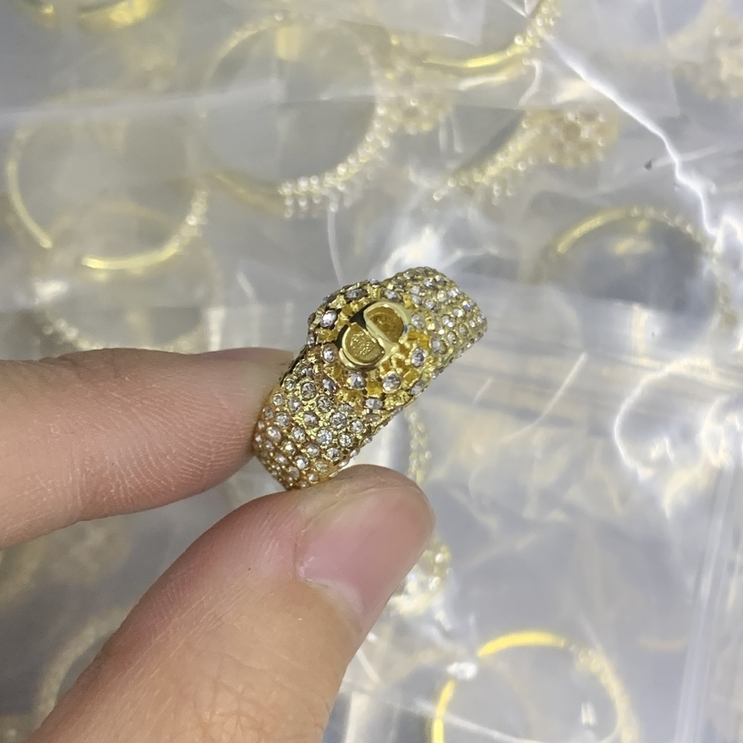 Dior Gold Vintage-Inspired Ring 184