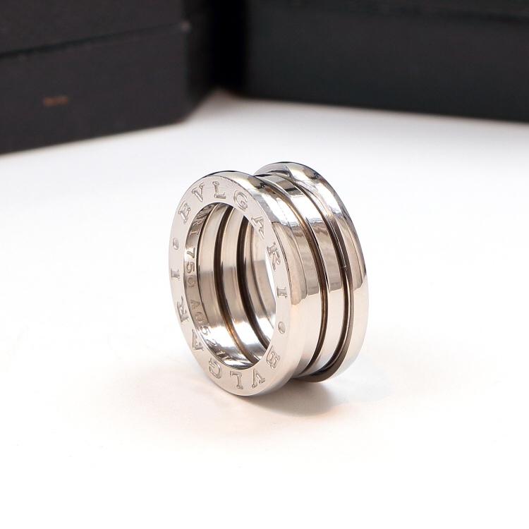 BVLGARI Rose Gold Textured Ring 029