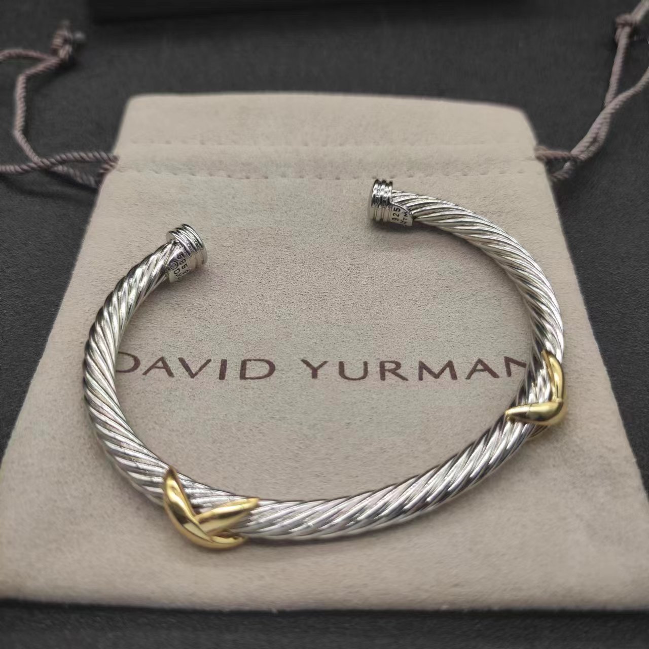 David Yurman Silver Vintage-Inspired Bracelet 008