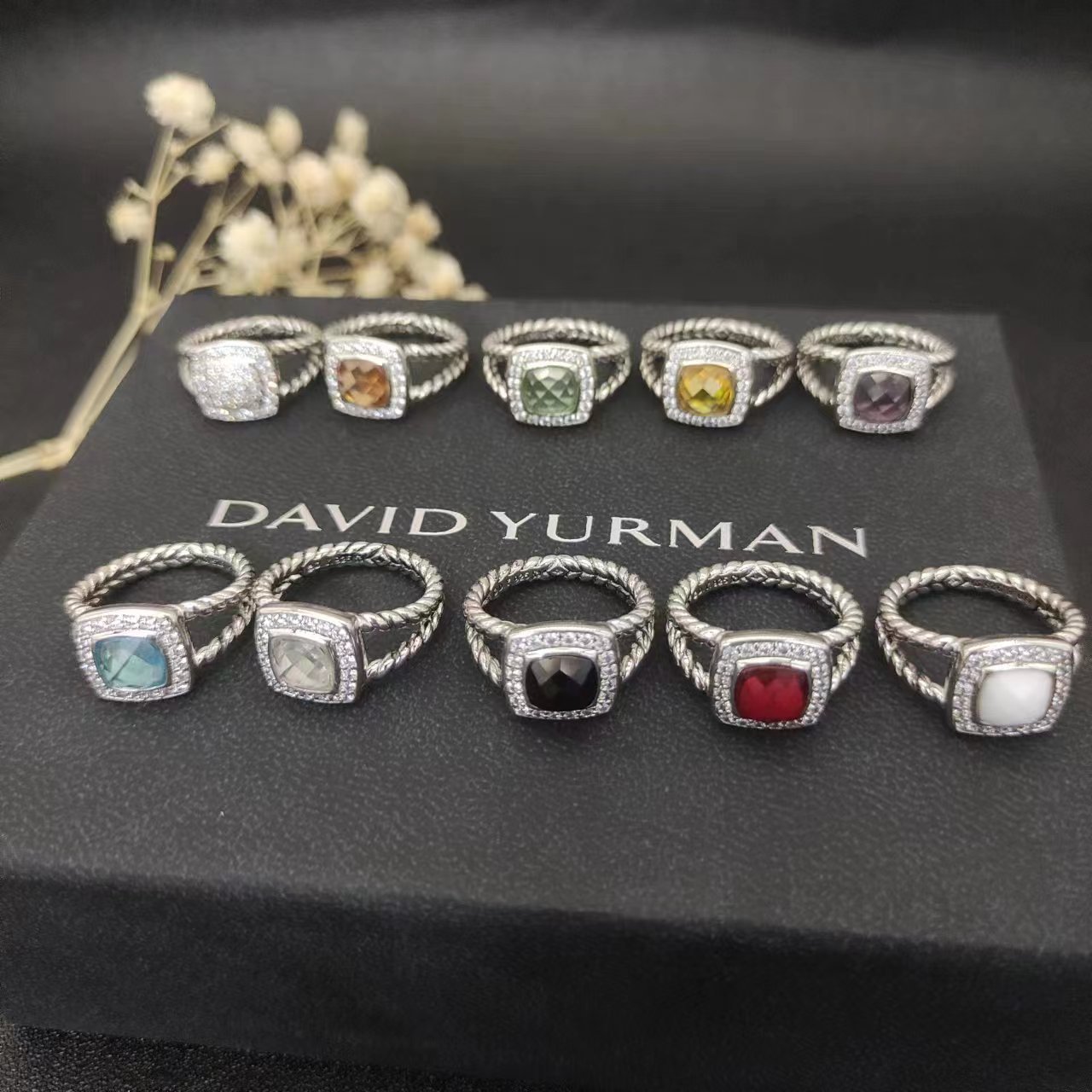 David Yurman Silver Vintage-Inspired Ring 252