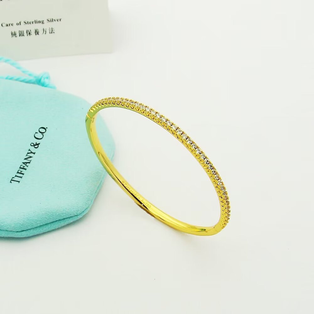 Tiffany Gold Logo-Accented Bracelet 221