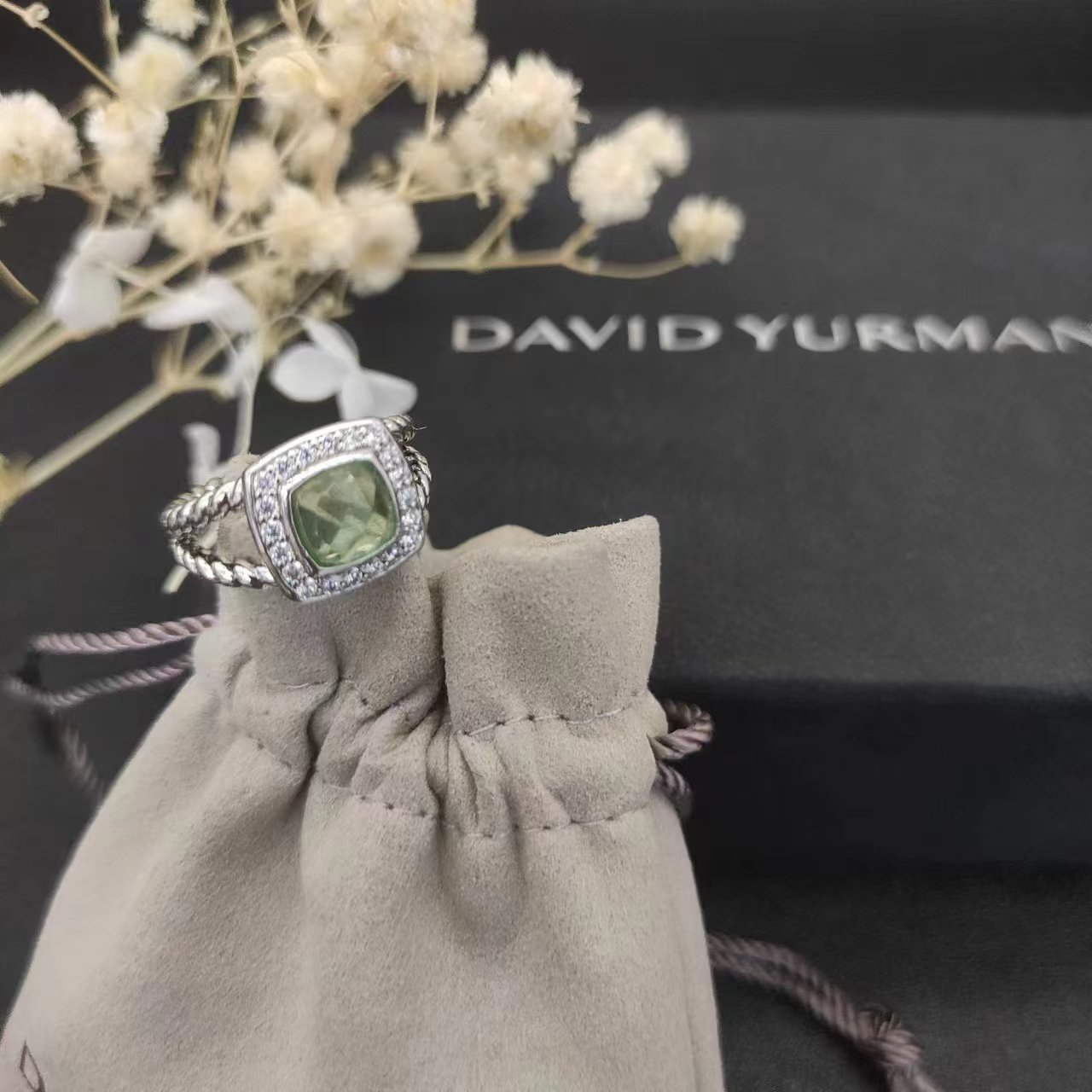 David Yurman Silver Vintage-Inspired Ring 252