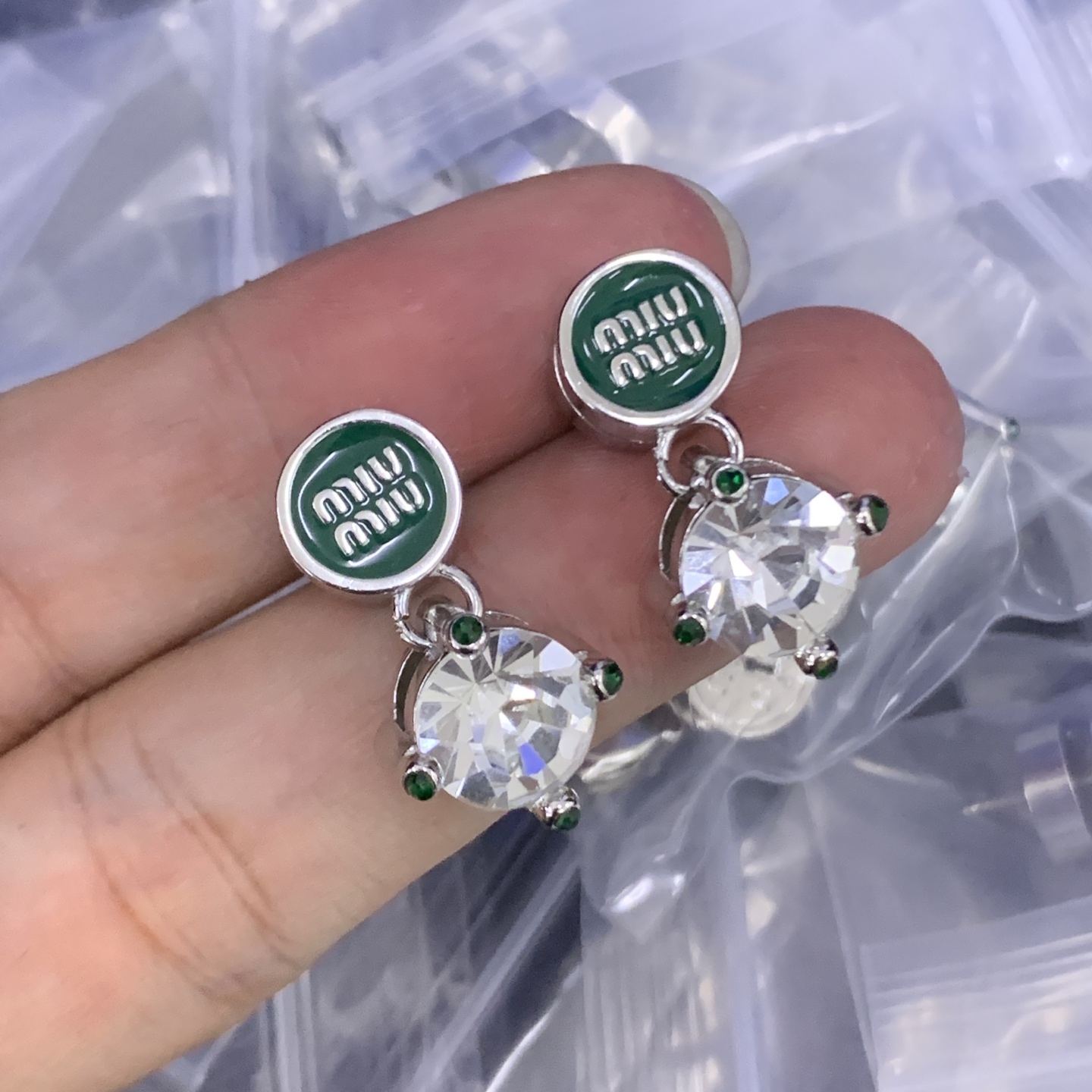 Miu Miu Silver Vintage-Inspired Earrings 030