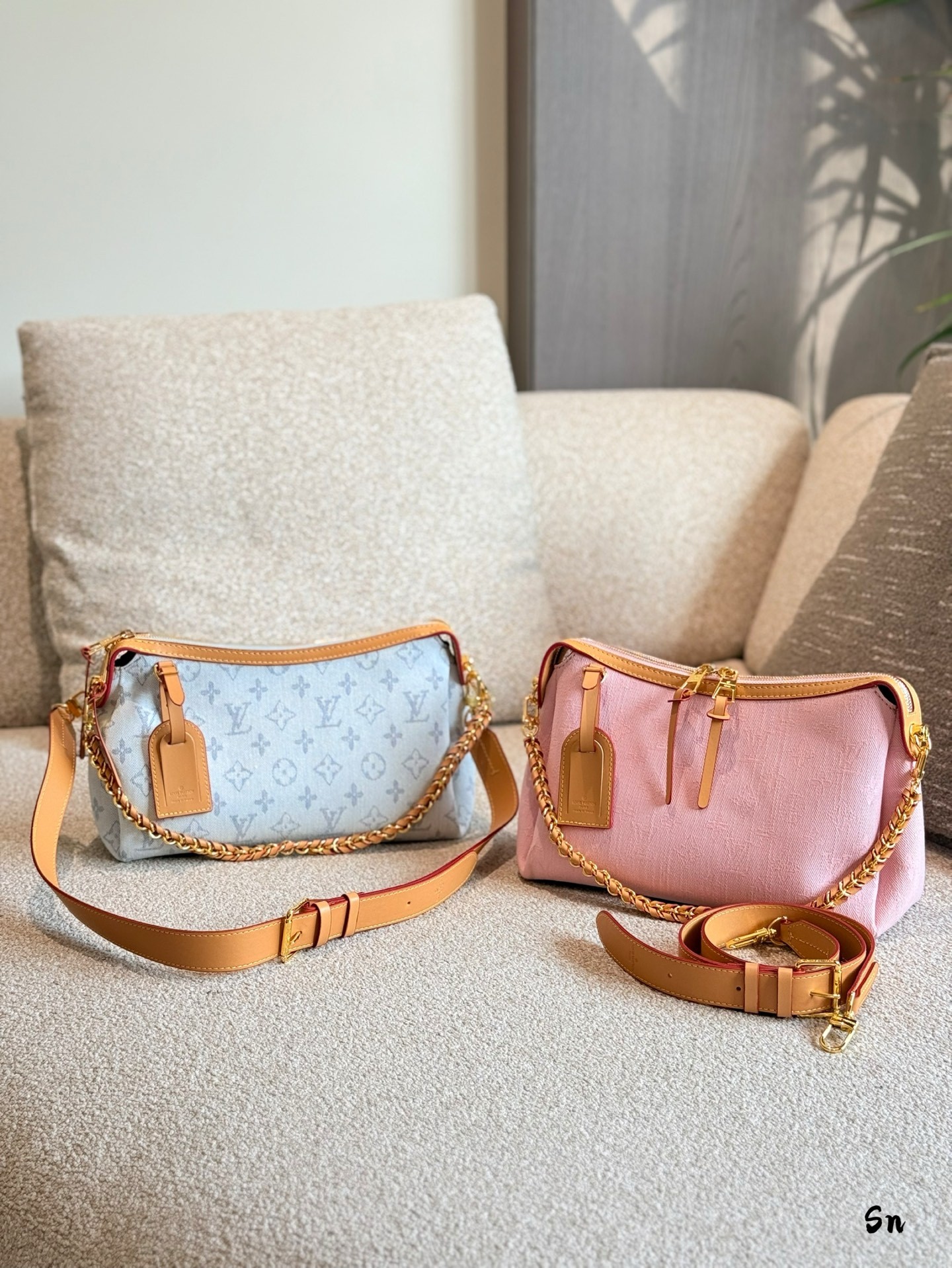 LV Rose Gold Quilted Bag 1426