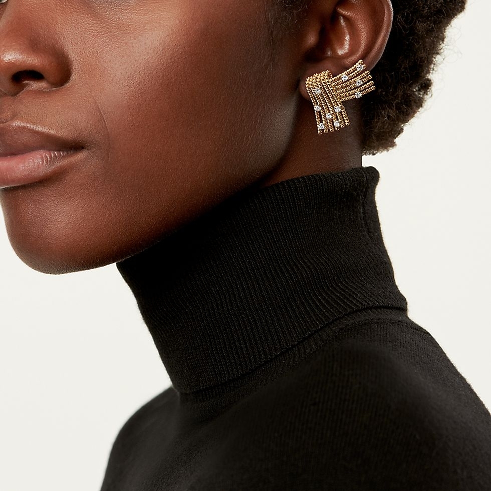 Tiffany Gold Vintage-Inspired Earrings 181