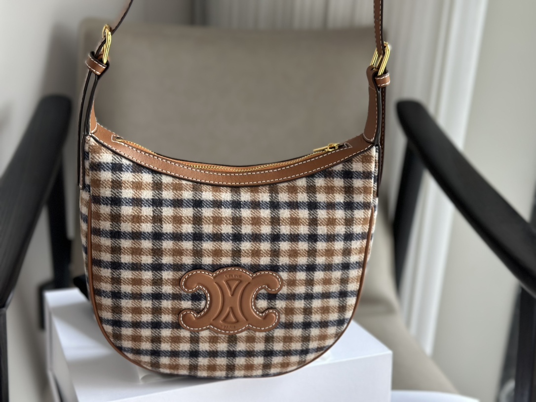 Celine Brown Quilted Bag 257