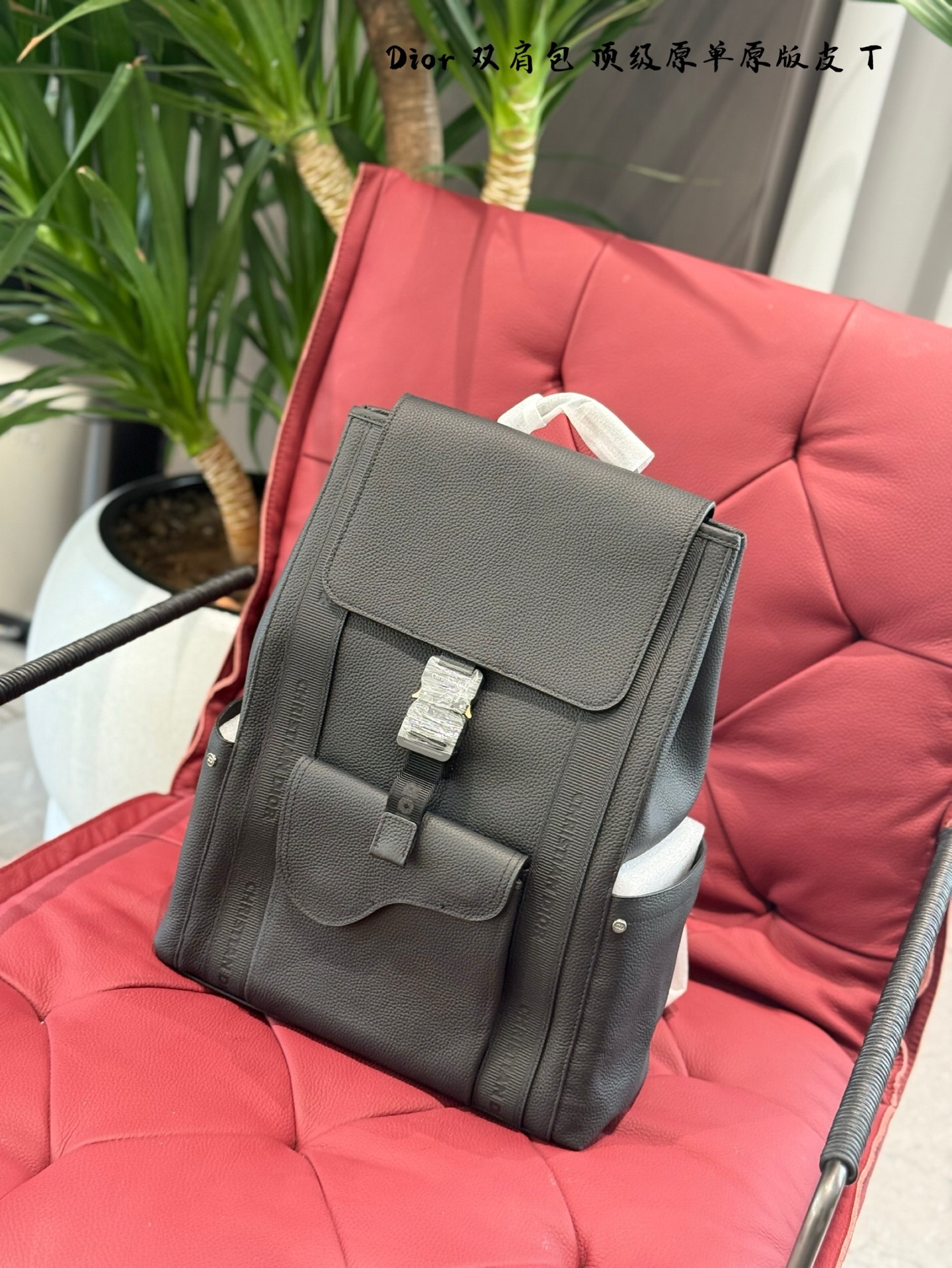 Dior Silver Quilted Bag 748