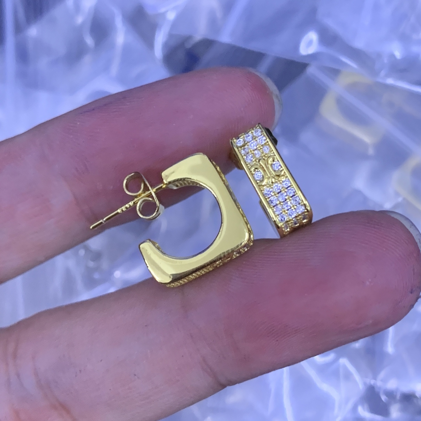 Celine Gold Vintage-Inspired Earrings 114