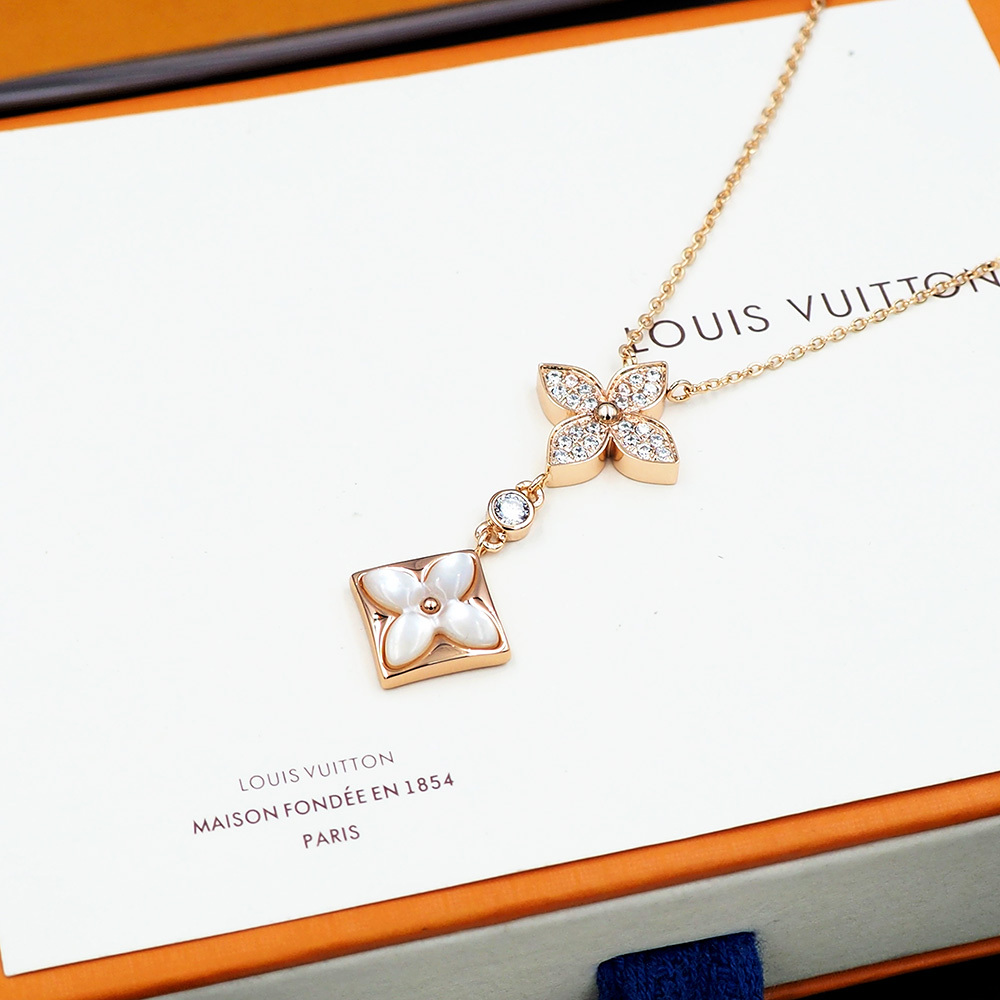LV Rose Gold Romantic Necklace 251