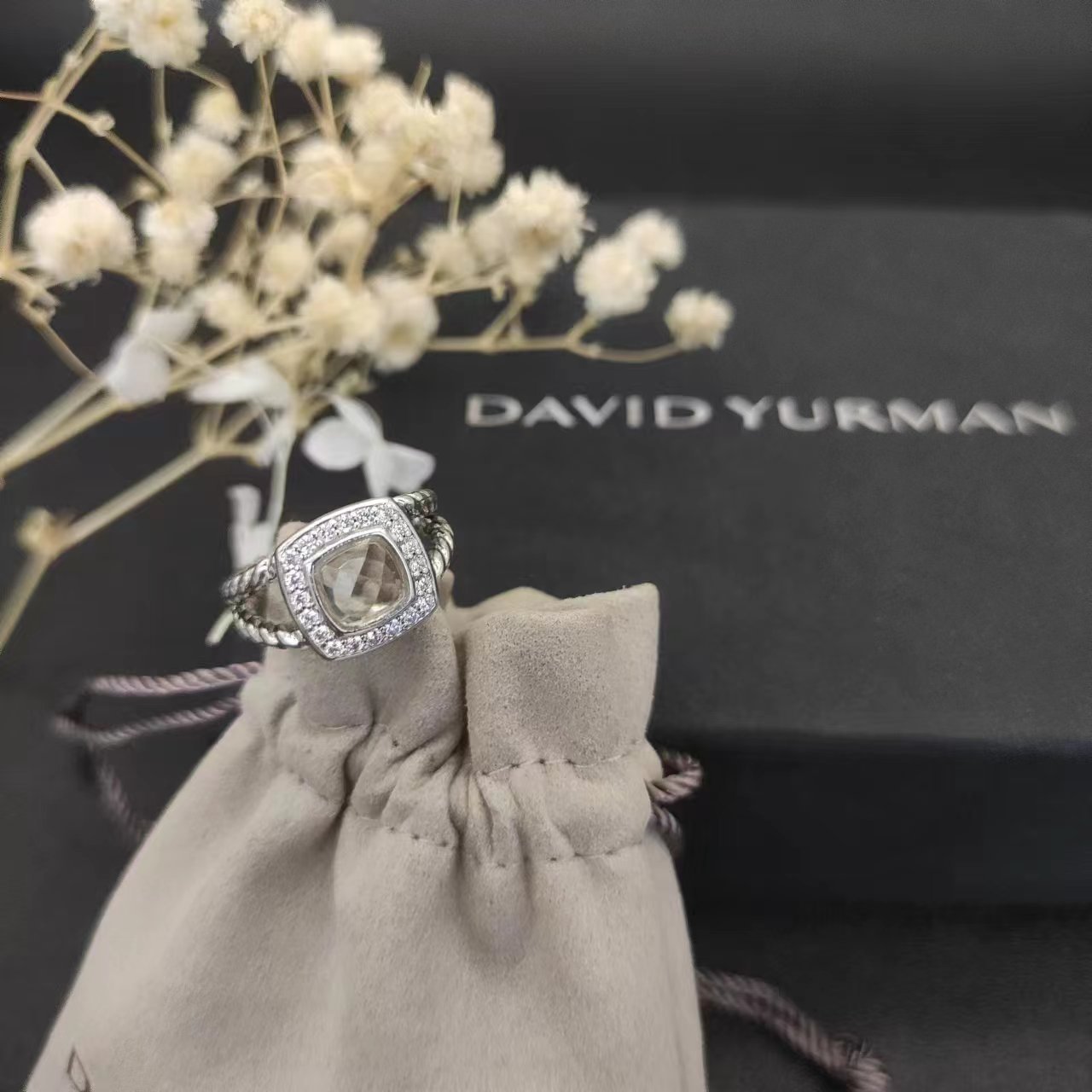 David Yurman Silver Vintage-Inspired Ring 252