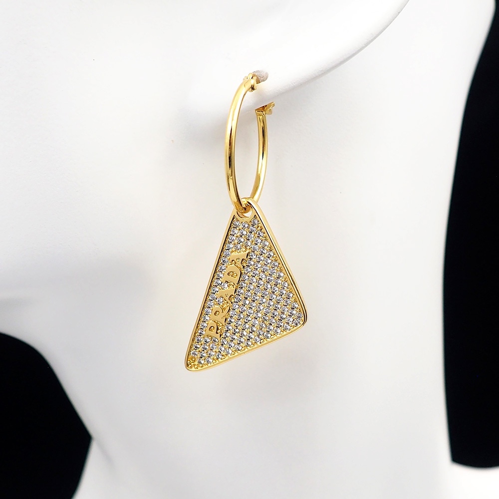 Prada Gold Romantic Earrings 110
