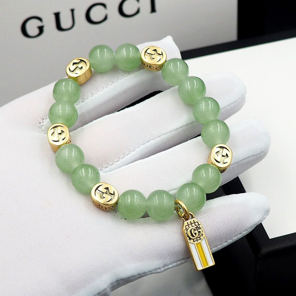 Gucci Silver Logo-Accented Bracelet 032